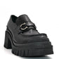 Πλατφόρμες τύπου loafers σε μαύρο - Anna shoes & more