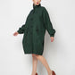 Παλτο σε πράσινο και μαύρο - Anna shoes & more