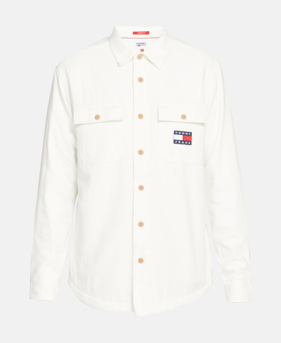 Tommy Jeans Overshirt σε λευκό - Anna shoes & more