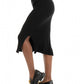 Πλεκτή φούστα σε μαύρο - Anna shoes & more