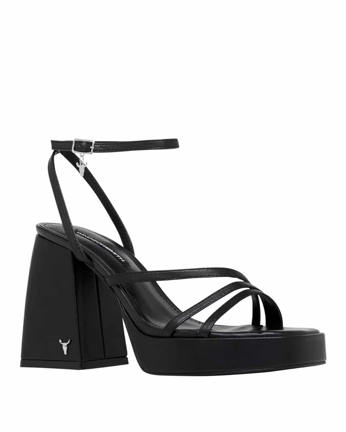 Black leather heels - Anna shoes & more