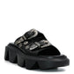 Chunky black sandals - Anna shoes & more