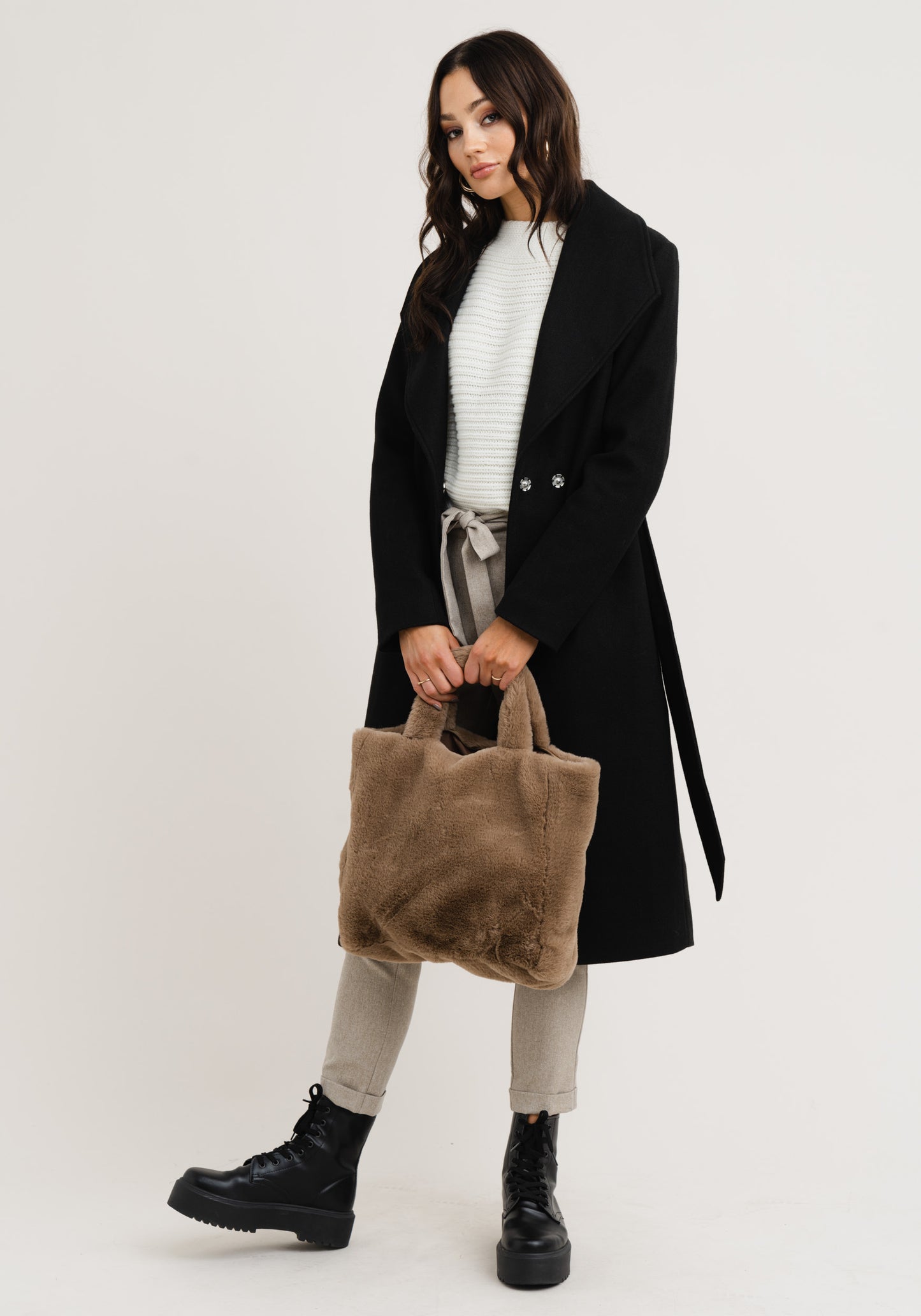 Fluffy shoulder bag - Anna shoes & more
