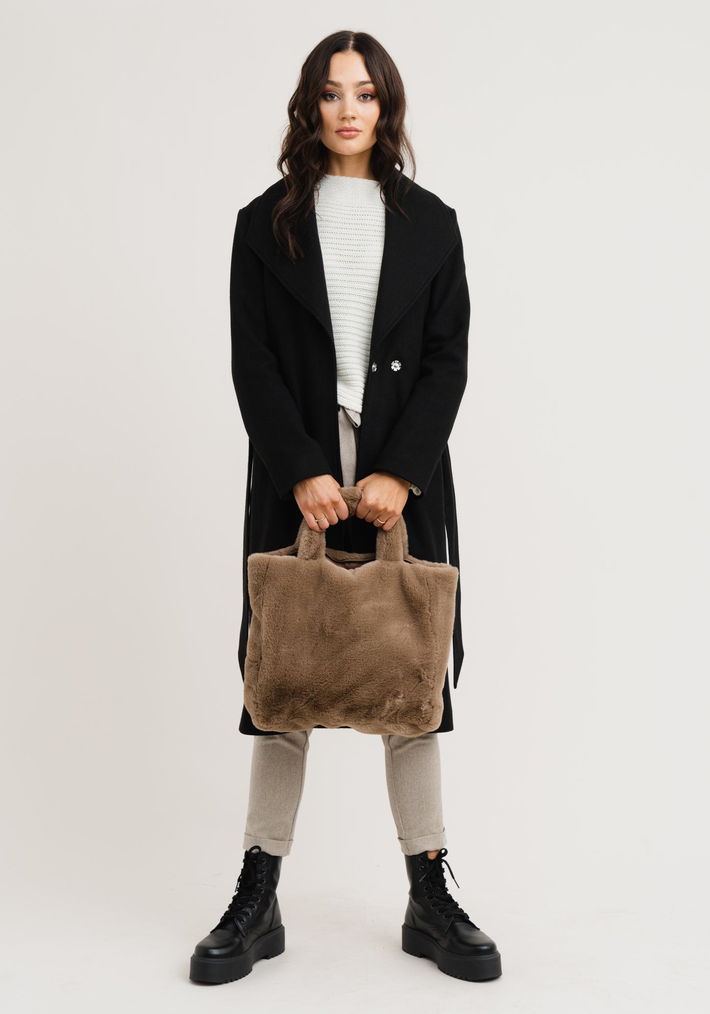 Fluffy shoulder bag - Anna shoes & more
